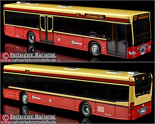 AWM Busmodell Artikel 59237 Mercedes Benz O 530 Citaro Facelift Bayern Express und P. Kühn Berlin