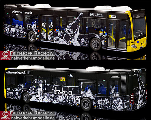 Rietze Busmodell Artikel 73459 Mercedes-Benz Citaro 2015 Omnibusgesllschaft Hartmann GmbH Berlin Fritz Kola