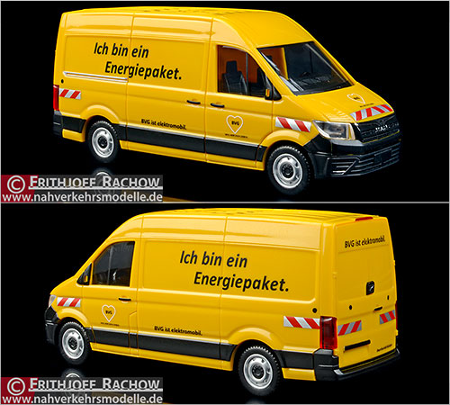 Herpa Artikel 094573 M A N Elektro T G E Berliner Verkehrsbetriebe B V G