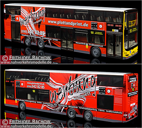 Rietze Busmodell Artikel 67720 M A N Lions City D L 07 Berliner Verkehrsbetriebe