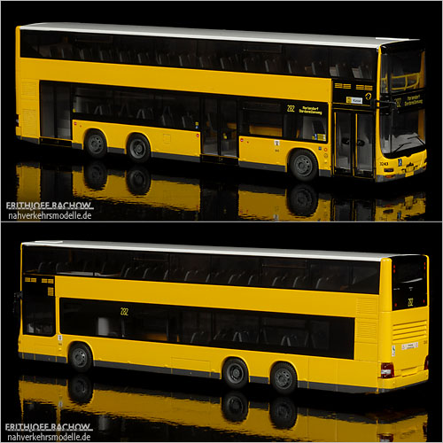 Rietze Neoman Lions City DD BVG Berlin Busmodell Doppeldecker