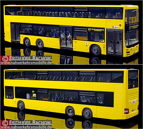 Rietze Busmodell Artikel 67788 M A N Lion's City D L 0 7 Berliner Verkehrsbetriebe neutral