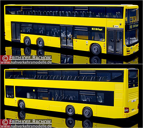 Rietze Busmodell Artikel 67788 M A N Lion's City D L 0 7 Berliner Verkehrsbetriebe neutral