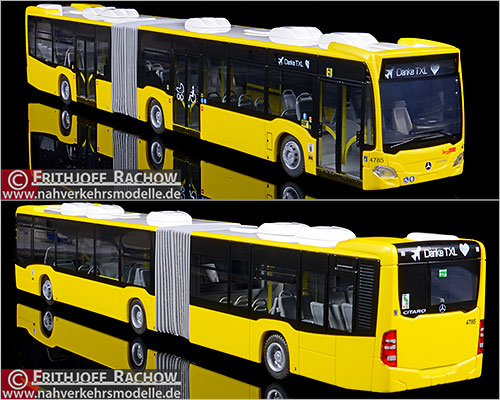 Rietze Busmodell Artikel 69583 Mercedes-Benz Citaro G 2012 Berliner Verkehrsbetriebe