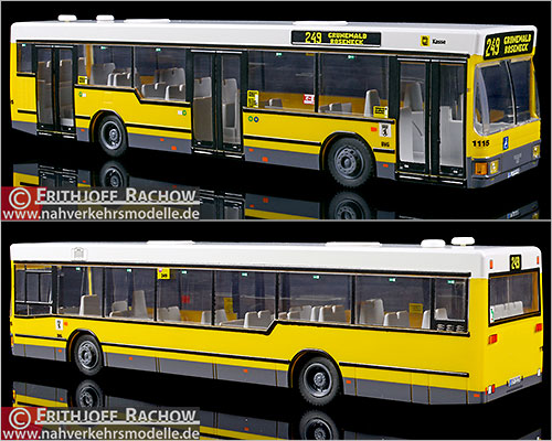 Rietze Busmodell Artikel 75021 M A N N L 202 Berliner Verkehrsbetriebe