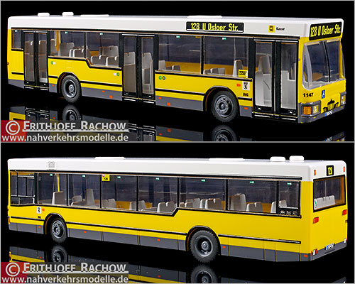 Rietze Busmodell Artikel 75021 M A N N L 202 Berliner Verkehrsbetriebe