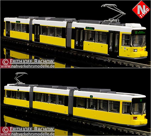 Tomytec Straenbahnmodell Artikel 974253 Adtranz G T 6 N Einrichter Berliner Verkehrsbetriebe