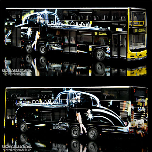 Rietze Neoman Lions City DD BVG Berlin Busmodell Doppeldecker