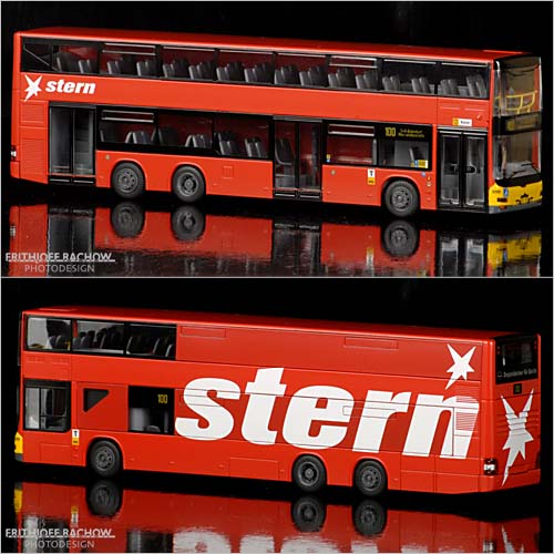 Rietze Doppeldecker Berlin Stern Magazin Lion's City DD