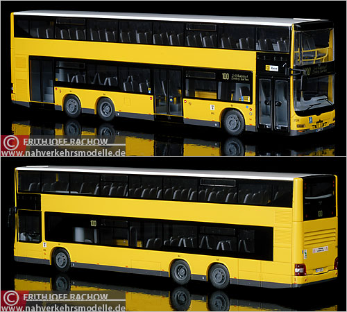 Rietze MAN Lions City DD BVG Berlin Doppeldecker Modellbus Busmodell Modellbusse Busmodelle