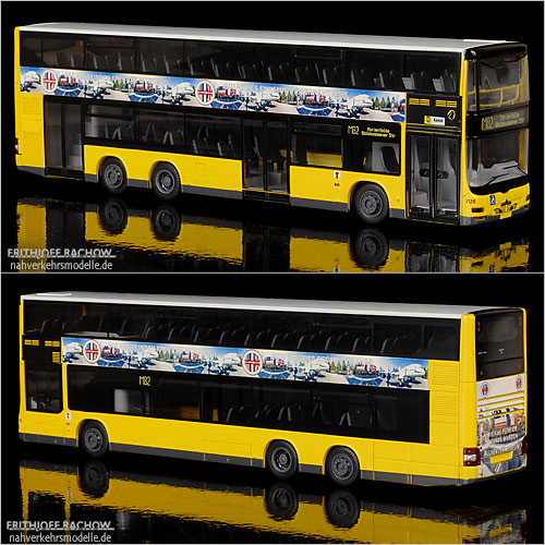 Rietze Neoman Lions City DD BVG Berlin Busmodell Doppeldecker