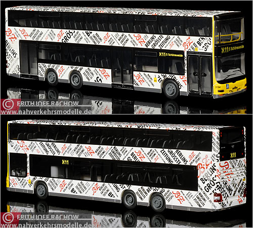 Rietze Neoman Lions City DD BVG Berlin Busmodell Modellbus Modellbusse Busmodelle Doppelstockbus Doppeldecker