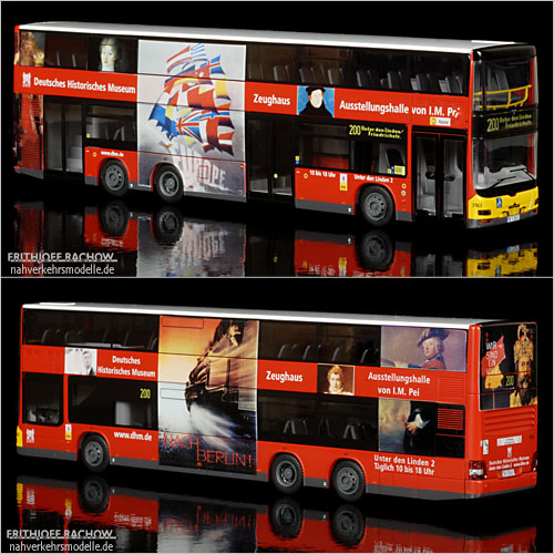 Rietze Neoman Lions City DD BVG Berlin Busmodell Doppeldecker