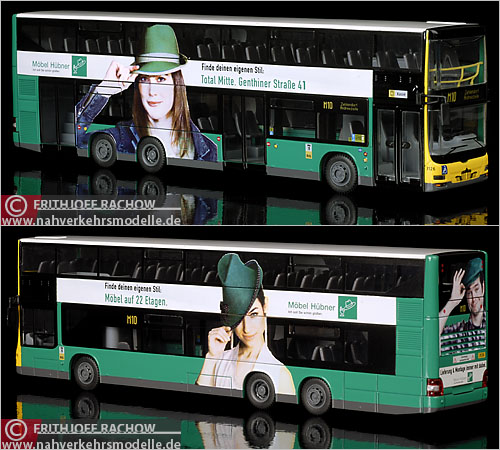 Rietze MAN Lions City DD BVG Berlin Doppeldecker Modellbus Busmodell Modellbusse Busmodelle