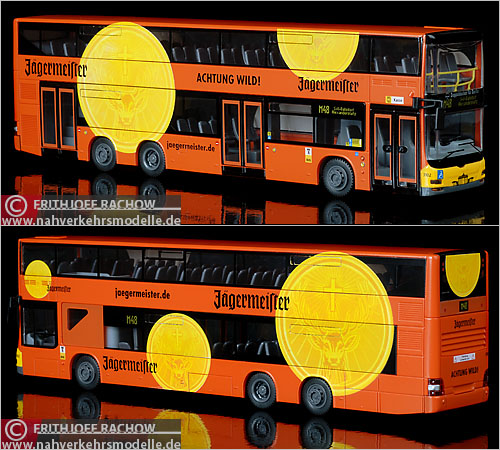 Rietze MAN Lions City DD BVG Berlin Doppeldecker Modellbus Busmodell Modellbusse Busmodelle