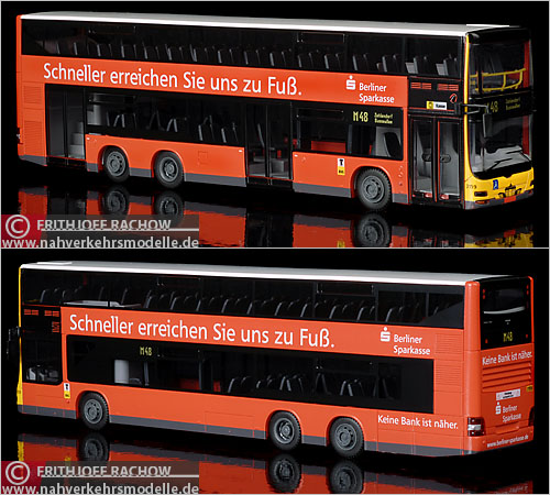 Rietze Neoman Lions City DD BVG Berlin Busmodell Doppeldecker