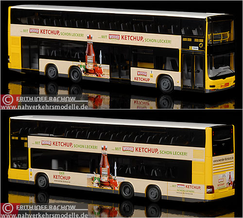 Rietze Neoman Lions City DD BVG Berlin Busmodell Modellbus Modellbusse Busmodelle Doppelstockbus Doppeldecker