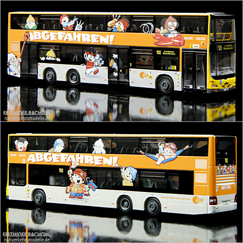 Rietze Neoman Lions City DD BVG Berlin Busmodell Doppeldecker