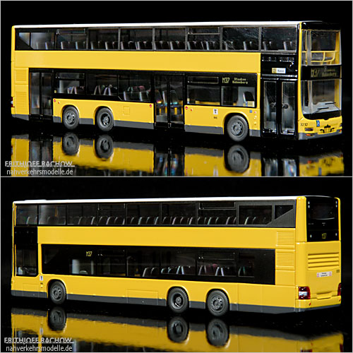 Rietze Neoman Lions City DD BVG Berlin Busmodell Doppeldecker