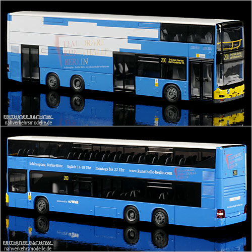 Rietze Neoman Lions City DD BVG Berlin Busmodell Doppeldecker