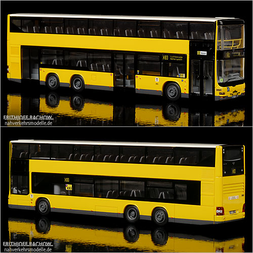 Rietze Neoman Lions City DD BVG Berlin Busmodell Doppeldecker