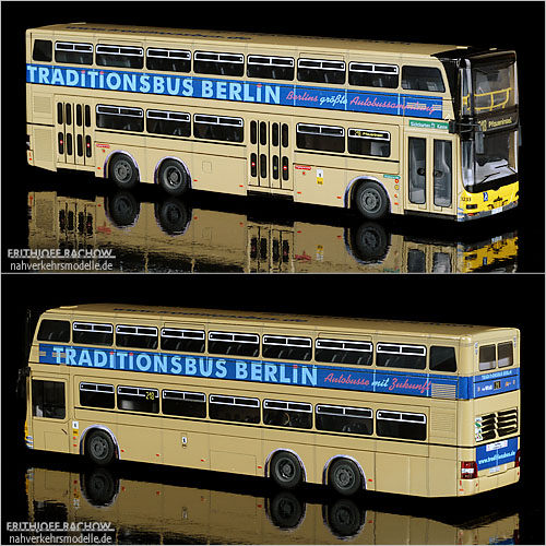 Rietze Neoman Lions City DD BVG Berlin Busmodell Doppeldecker