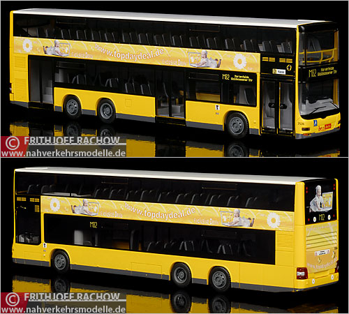 Rietze Neoman Lions City DD BVG Berlin Busmodell Modellbus Modellbusse Busmodelle Doppelstockbus Doppeldecker