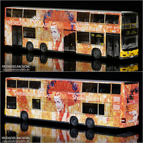 Rietze Neoman Lions City DD BVG Berlin Busmodell Doppeldecker