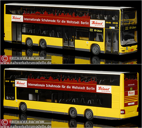 Rietze Neoman Lions City DD BVG Berlin Busmodell Modellbus Modellbusse Busmodelle Doppelstockbus Doppeldecker