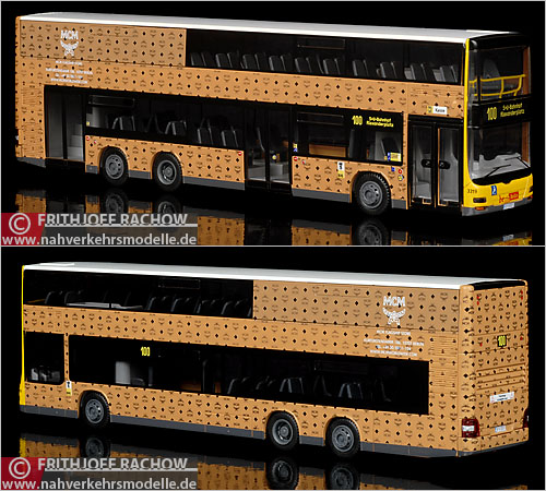 Rietze Neoman Lions City DD BVG Berlin Busmodell Modellbus Modellbusse Busmodelle Doppelstockbus Doppeldecker