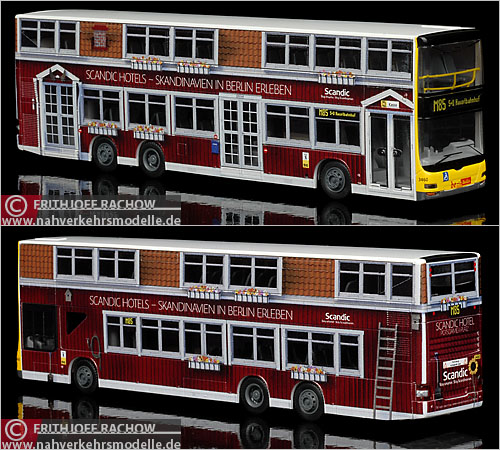 Rietze Neoman Lions City DD BVG Berlin Busmodell Modellbus Modellbusse Busmodelle Doppelstockbus Doppeldecker