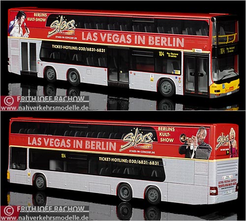 Rietze Neoman Lions City DD BVG Berlin Busmodell Modellbus Modellbusse Busmodelle Doppelstockbus Doppeldecker