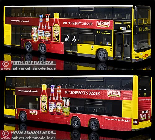 Rietze Busmodell Artikel 67773 M A N Lions City D L 0 7 B V G Berlin Mall of Berlin