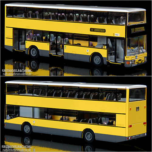 Rietze MAN/ABB Henschel DN 95 neutral 3071 Modellbus