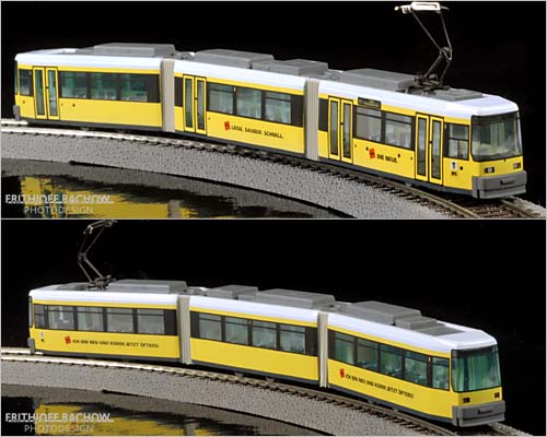 Kartonbausatz 1:87,H0 Straßenbahn Modell Tram M-Wagen München o.Werbung 