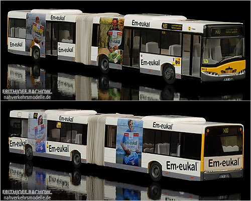 VKModelle Solaris U18 Gelenkzug BVG Berlin Busmodell