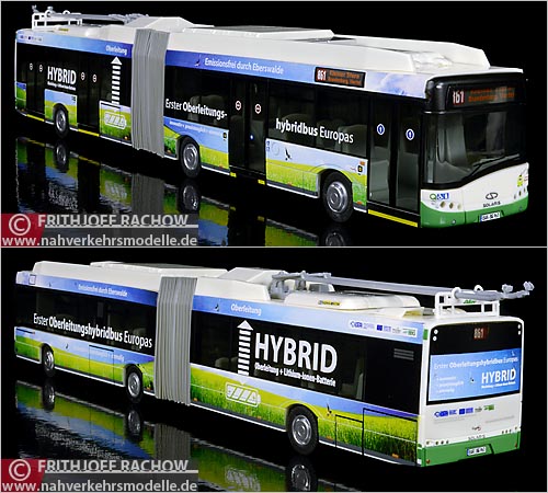 VKModelle Solaris Oberleitungsbus BBG Eberswalde Modellbus Busmodell Modellbusse Busmodelle