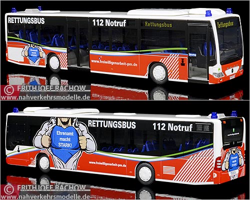 Rietze Busmodell Artikel 66993 Mercedes-Benz O 530 Citaro  Rettungsbus Feuerwehr Potsdam