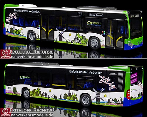 Rietze Busmodell Artikel 73417 Mercedes Benz O 530 Citaro C 2 E 6 2015 regiobus Potsdam Mittelmark G m b H