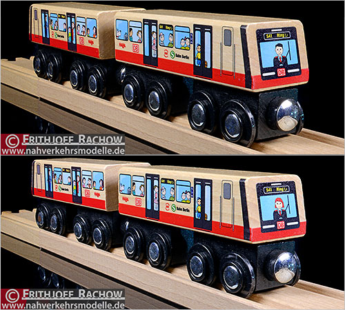 HABA S-Bahn Modell Artikel 306466 B R 483 / 484 S-Bahn Berlin Sina