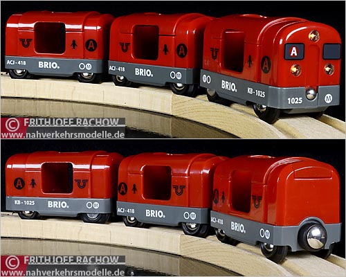 Brio Metro Bahn Set U-Bahn Set Artikel Nummer 3 3 5 1 3