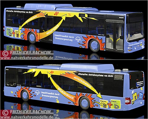 Rietze Busmodell Artikel 66287 M A N Lions City hybrid