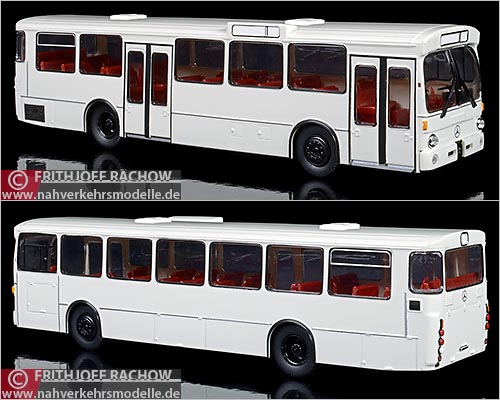 Brekina Busmodell Artikel 507340 Mercedes-Benz O 305 neutral weiß unbedruckt