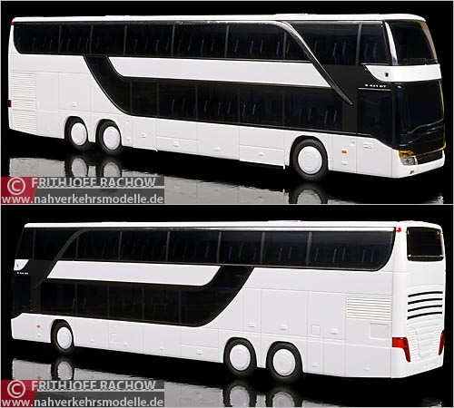 AWM Busmodell Artikel 11261 Punkt 1 Setra S 431 D T Euro 6 neutral wei