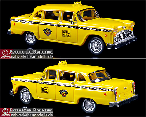 Drummer by Brekina Taximodell Artikel 58921 Checker Cab New York neunzehnhundert 78