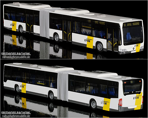 Rietze MB O530G De Lijn Modellbus Busmodell Omnibus Bus Gelenkbus 1:87 H0
