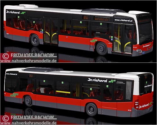 Rietze Busmodell Artikel 69408 Mercedes Benz O 530 Citaro C 2 Modell 2012 Dokor Richard Wien