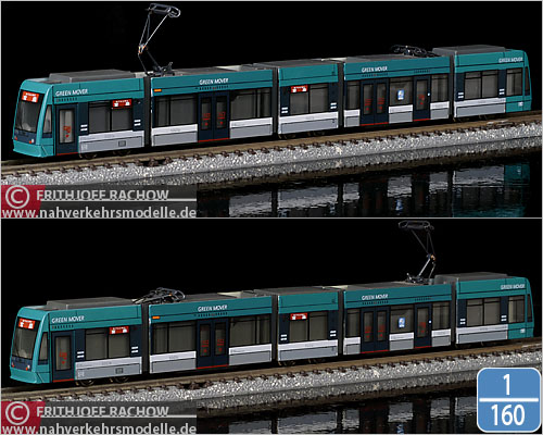 Hoedl Combino Hiroshima Straßenbahnmodell Trammodell