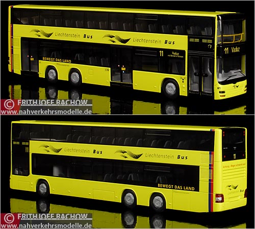 Rietze Neoman Lions City DD Liechtenstein Busmodell Modellbus Modellbusse Busmodelle Doppelstockbus Doppeldecker