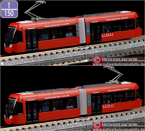 Tomytec Manyo Line LRV 1000 Aitram Straenbahn Tram